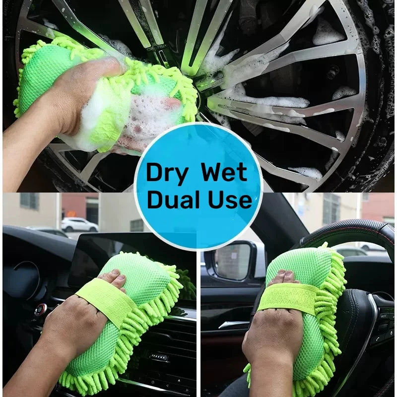Spugna per detailing esterno auto in microfibra delicata