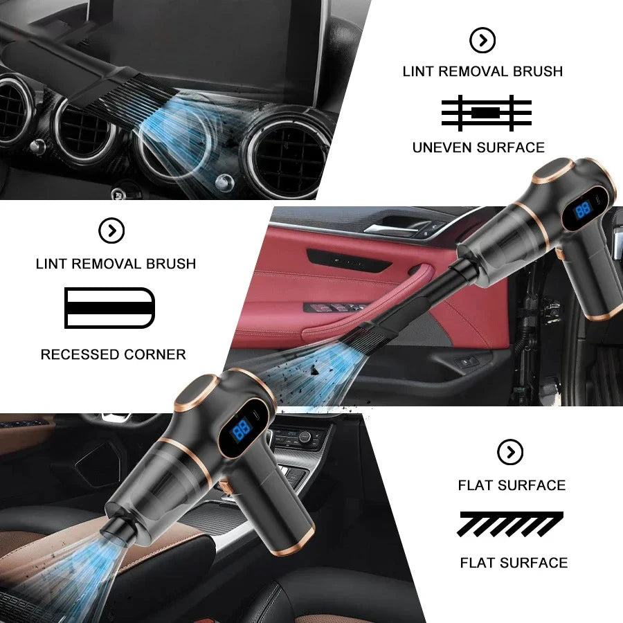 Aspirapolvere professionale per interni auto